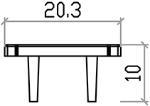 END CAPS FOR POWER TRACK