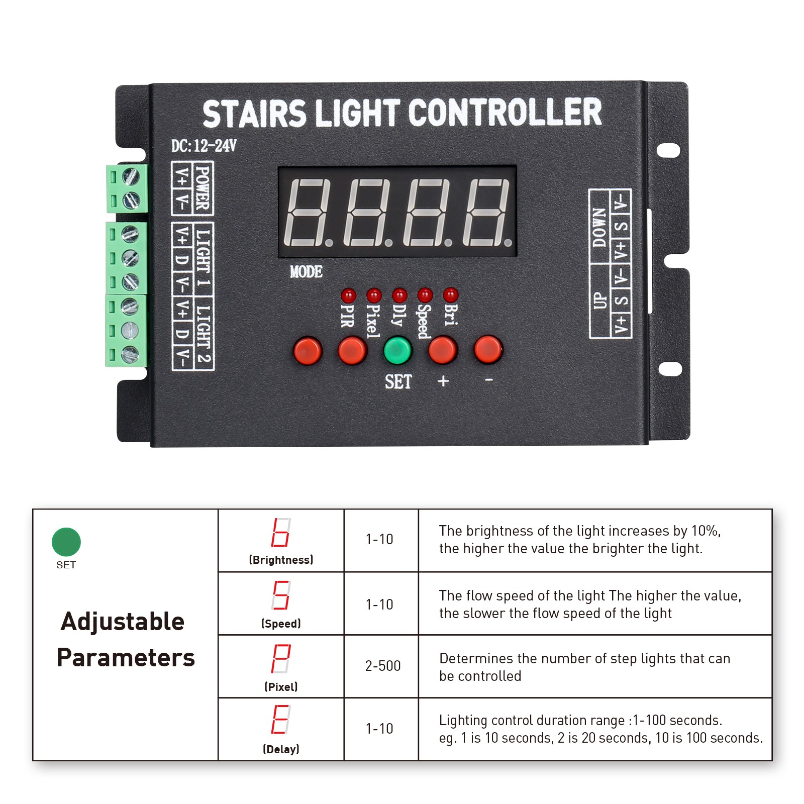 SL001 LED Stair Light Controller System