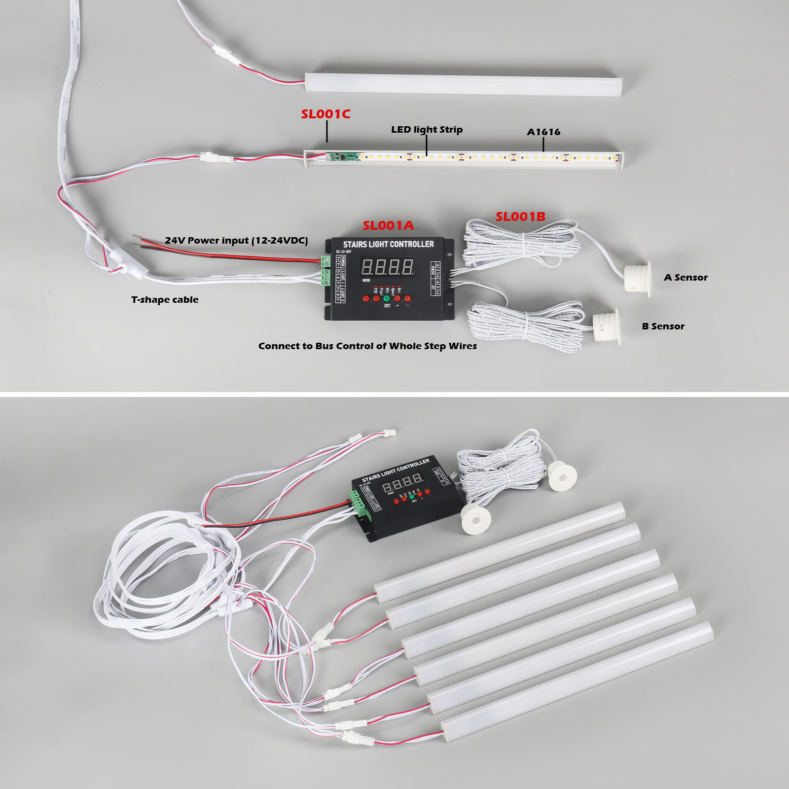 SL001 LED Stair Light Controller System