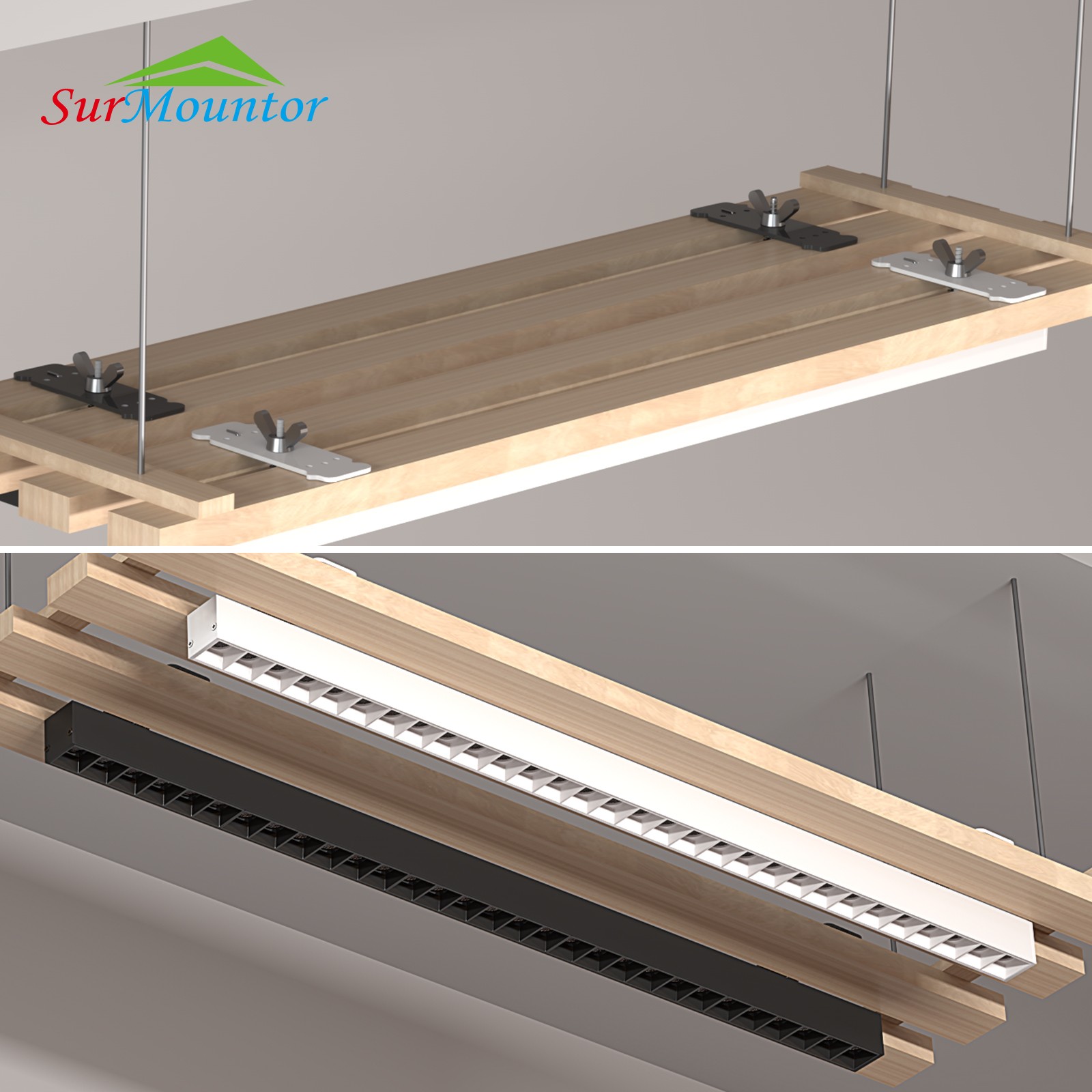 CLINE-2221-96 LED Linear SAPP Ceiling Light