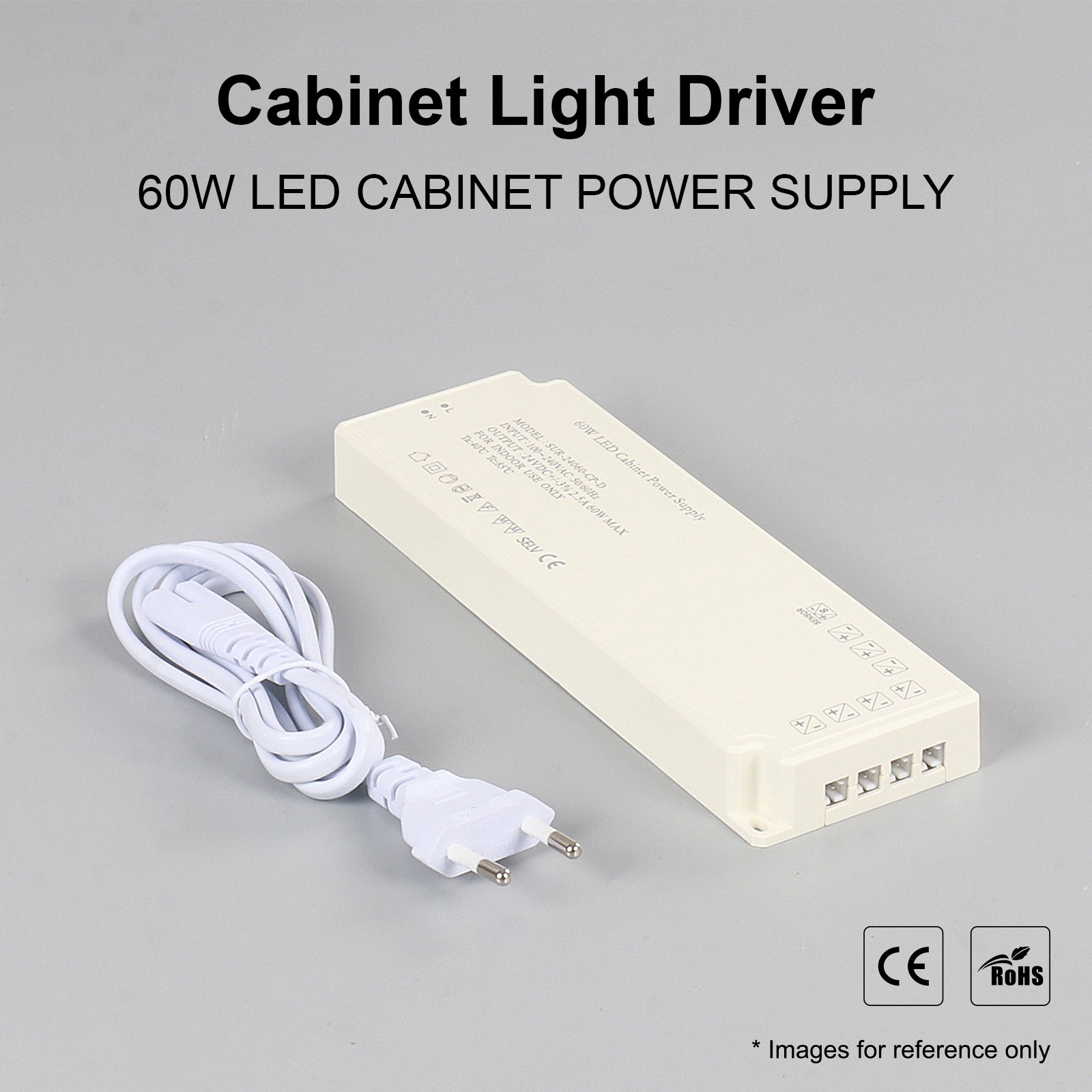 24V LED Cabinet Light Power Supply SUR-24060-CP