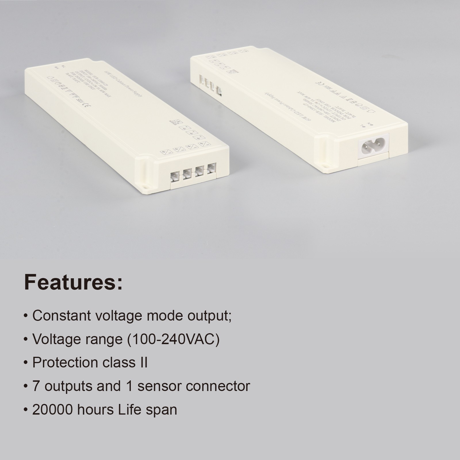 12V LED Cabinet Light Power Supply SUR-12060-CP