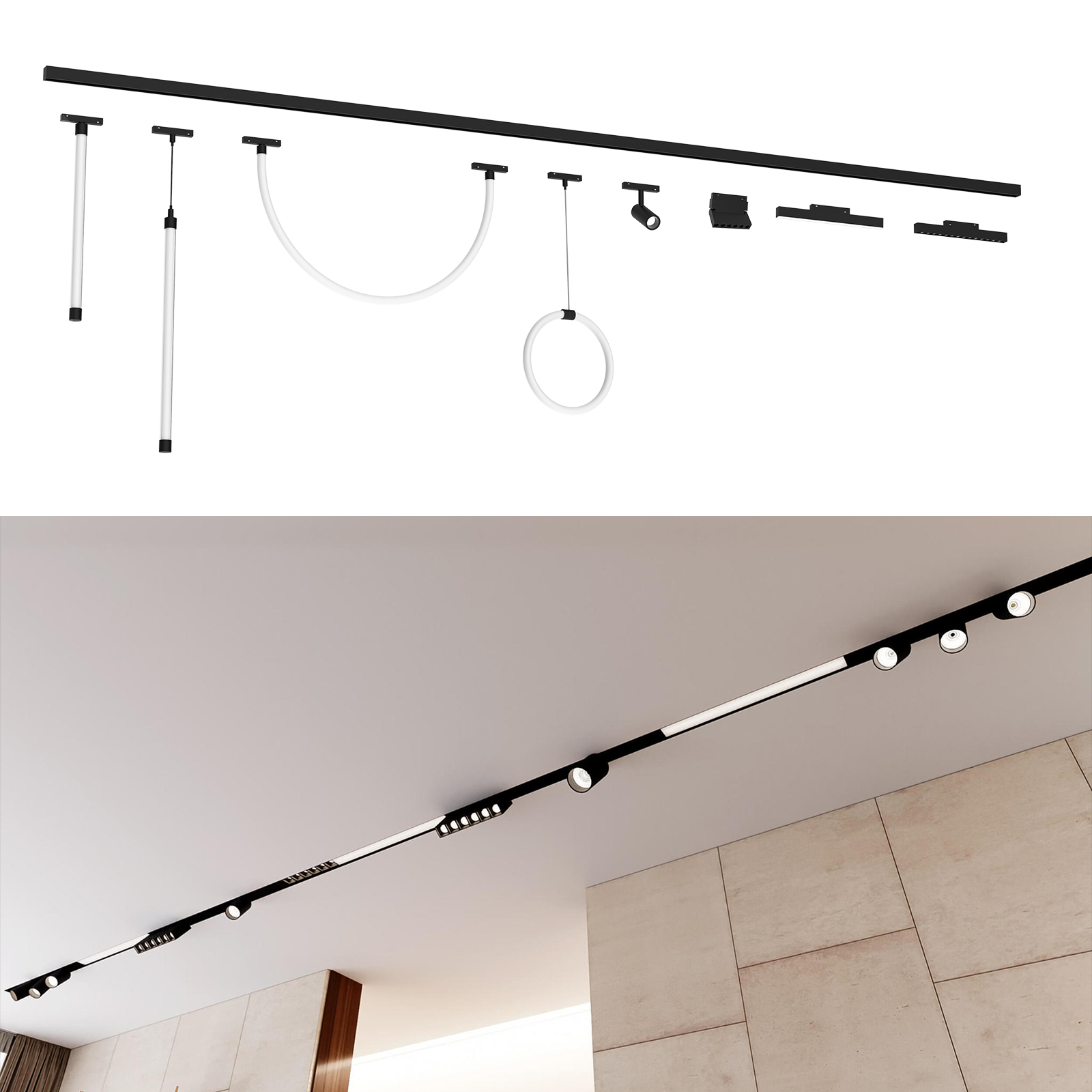 SUR-NTR Series Magnetic Track Lighting System