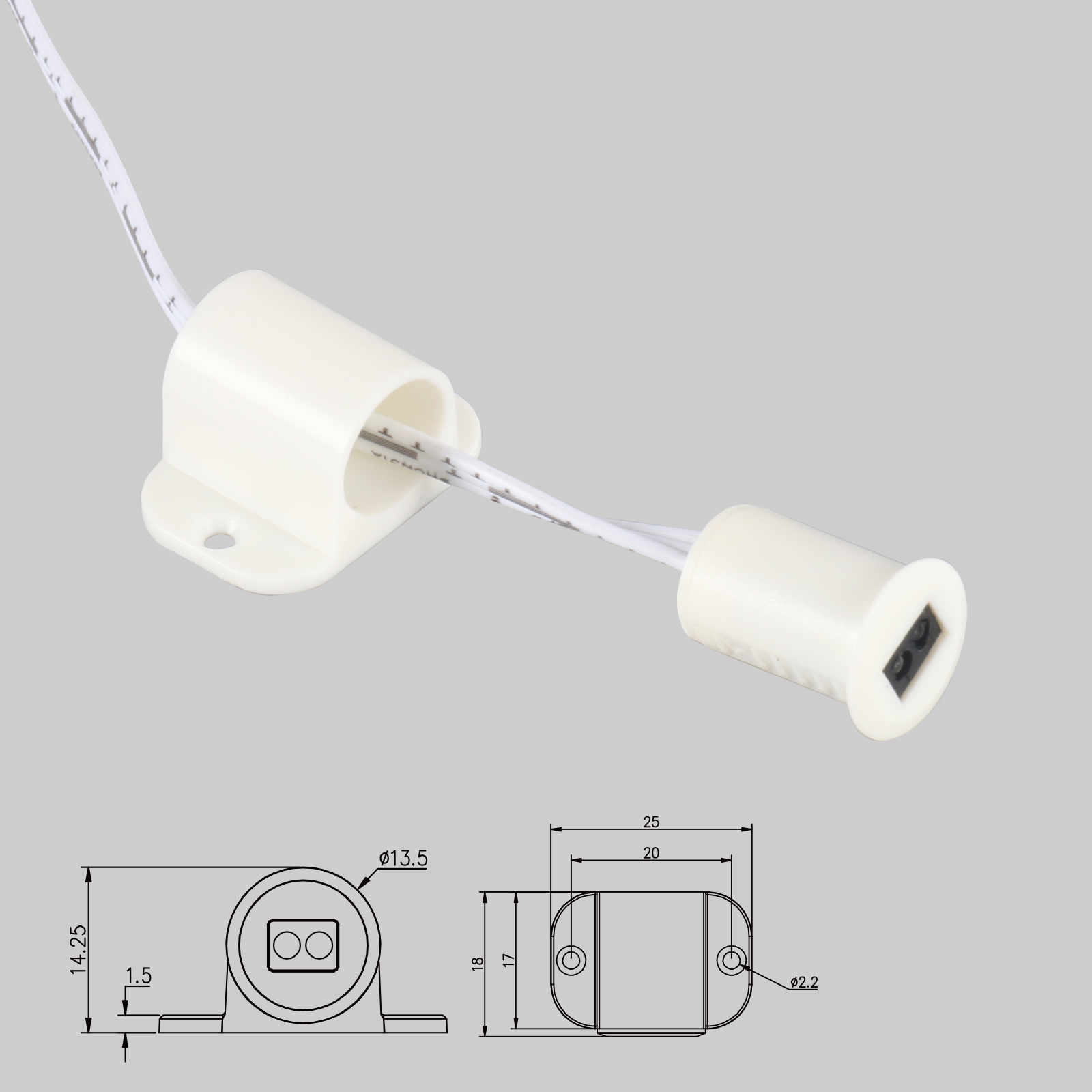 IR008B-D(Recessed door sensor IR Switch)