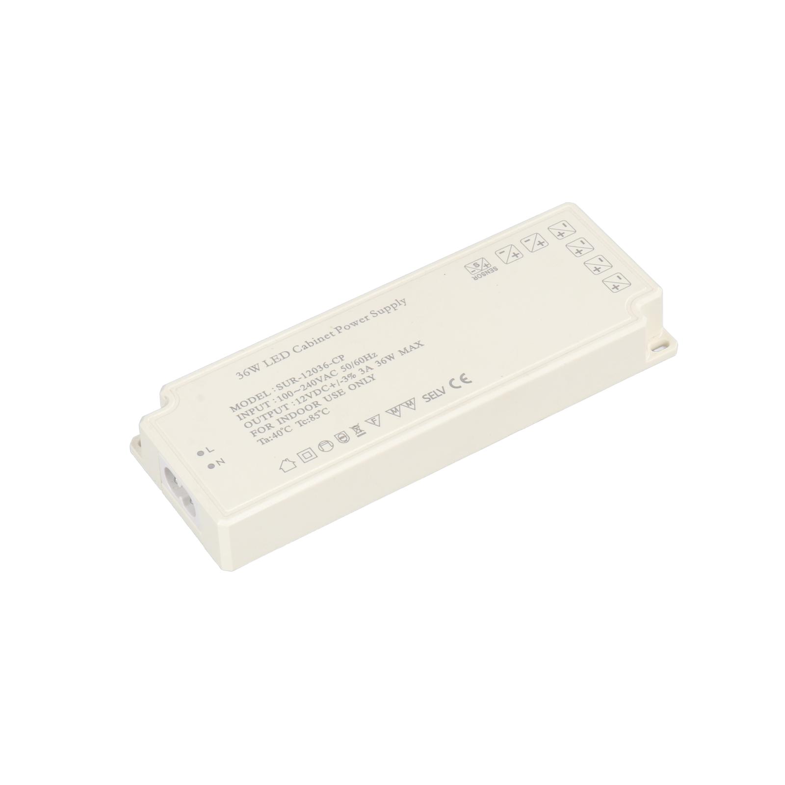 12V LED Cabinet Light Power Supply SUR-12036-CP