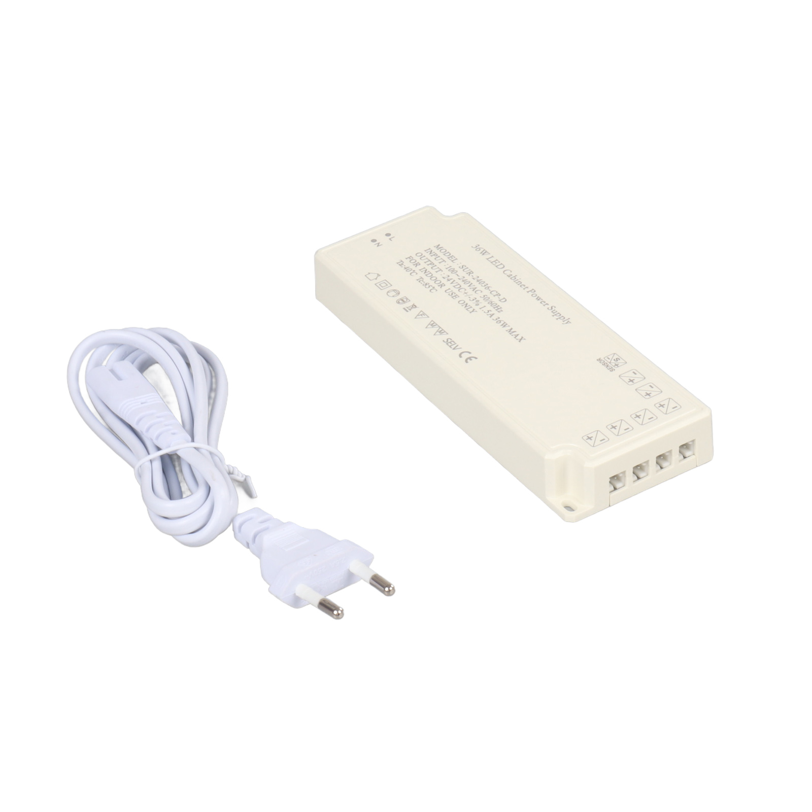 24V LED Cabinet Light Power Supply SUR-24036-CP
