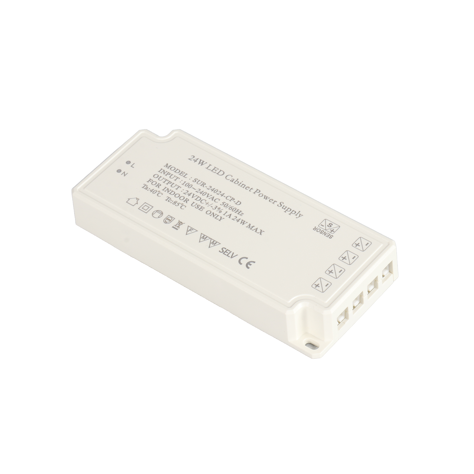 24V LED Cabinet Light Power Supply SUR-24024-CP