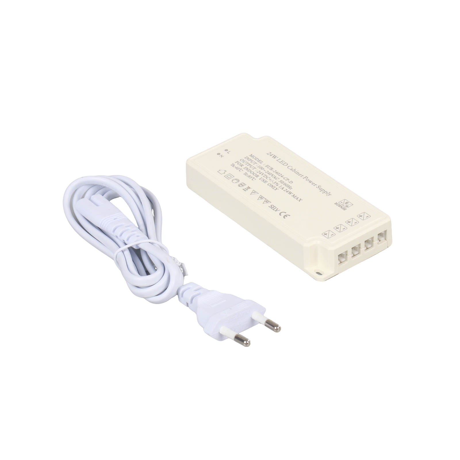 24V LED Cabinet Light Power Supply SUR-24024-CP