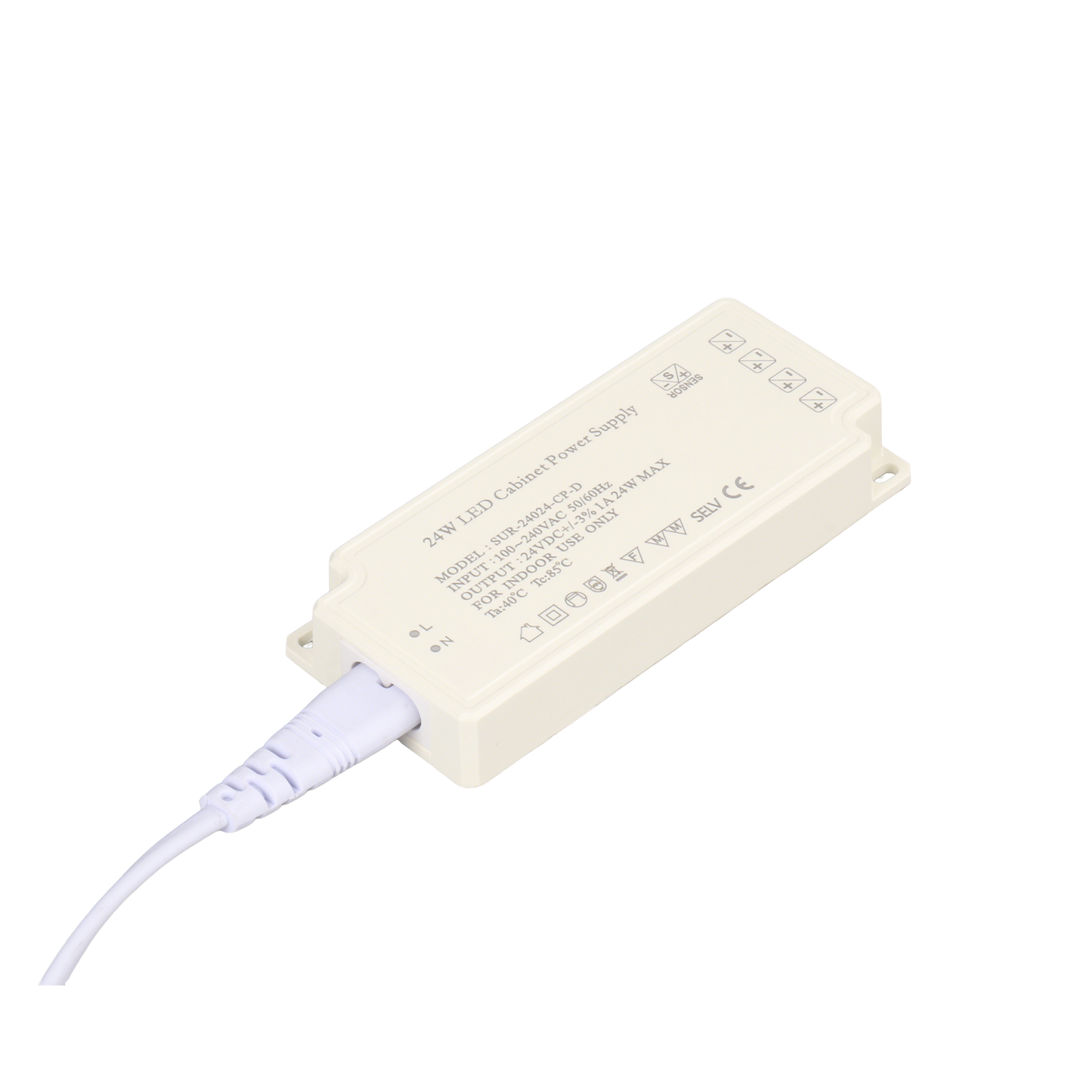 24V LED Cabinet Light Power Supply SUR-24024-CP
