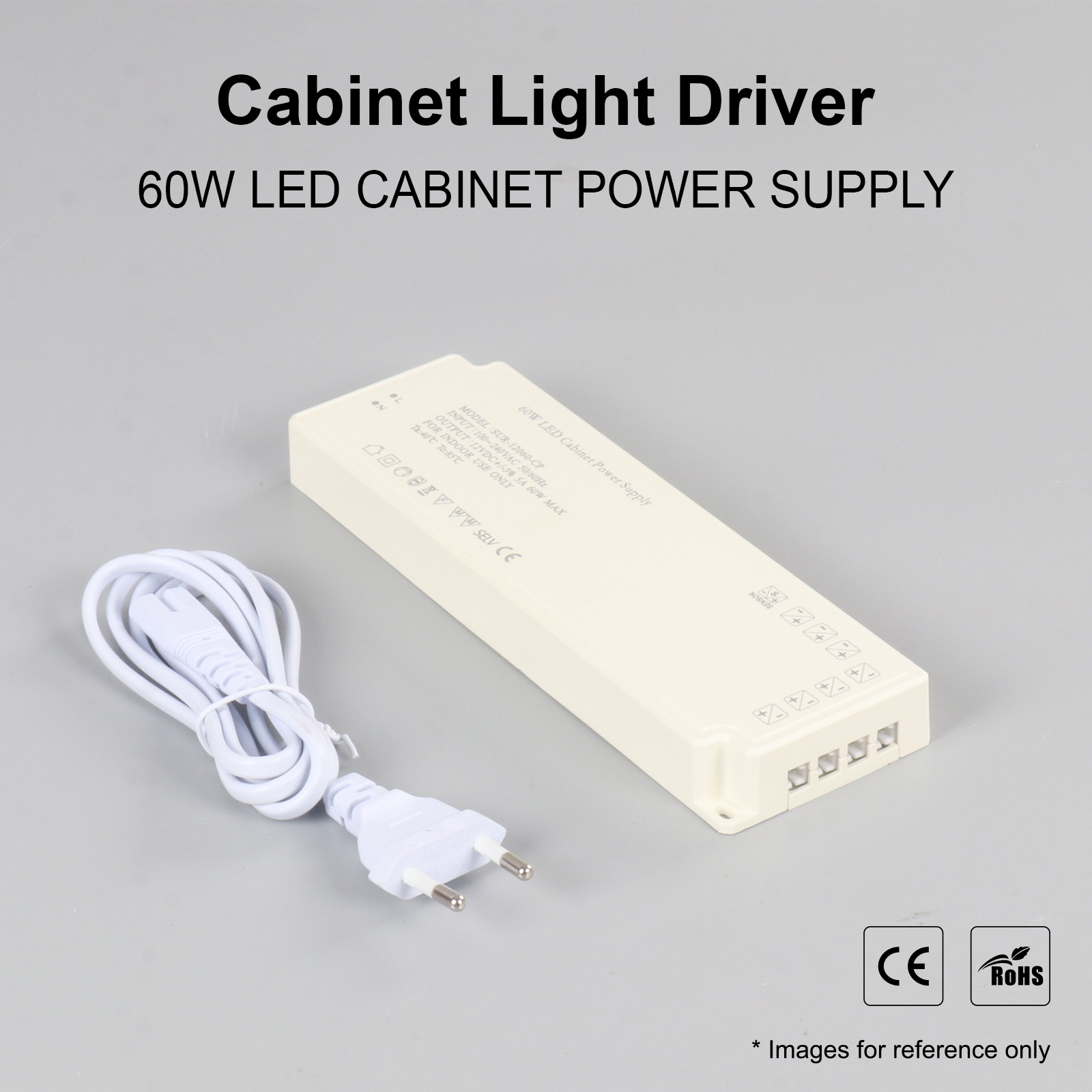 12V LED Cabinet Light Power Supply SUR-12060-CP