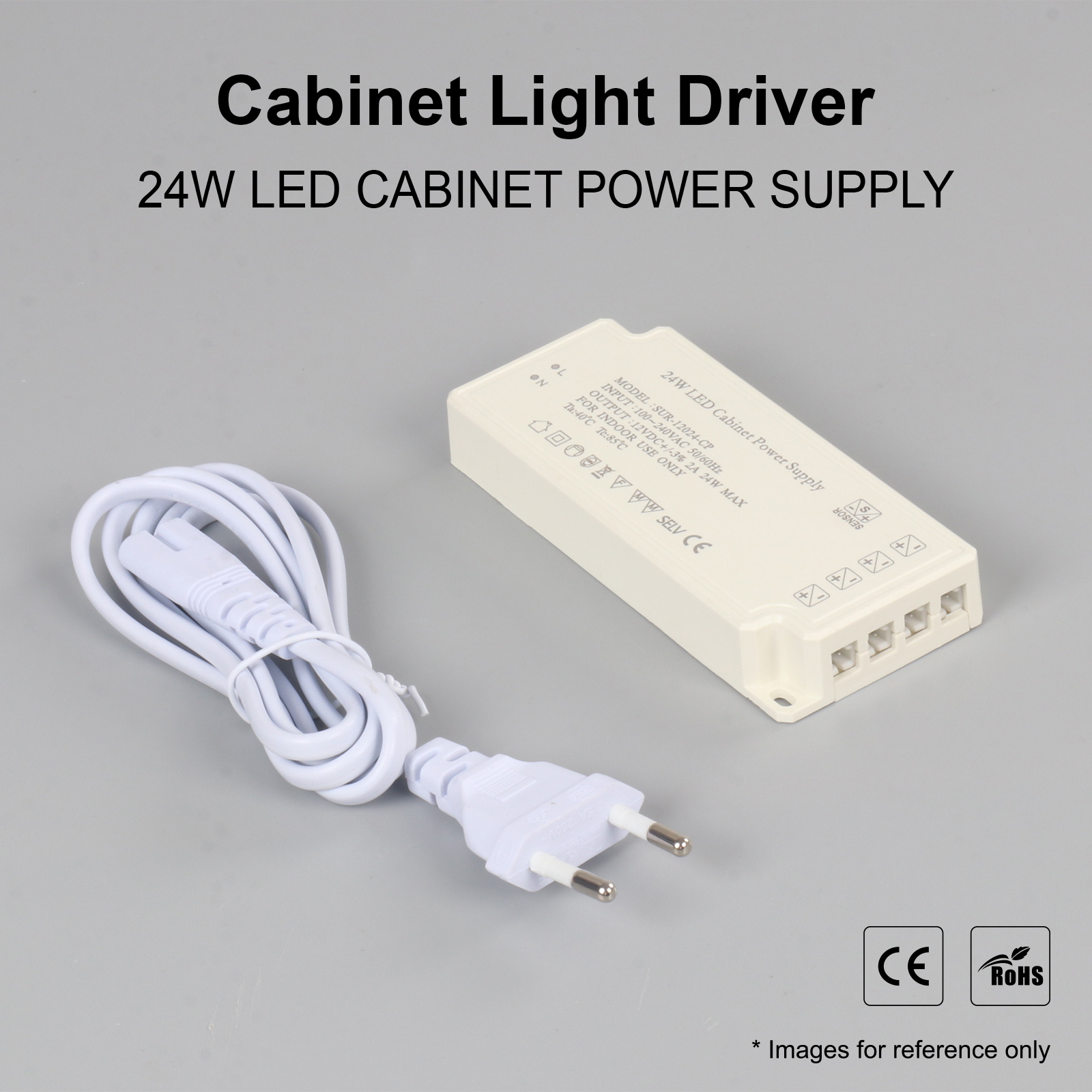 12V LED Cabinet Light Power Supply SUR-12024-CP